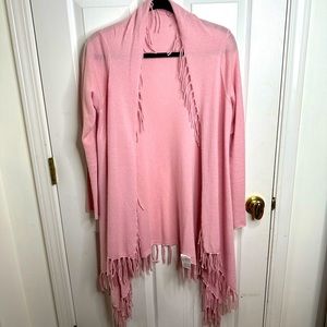 100% cashmere pink wrap